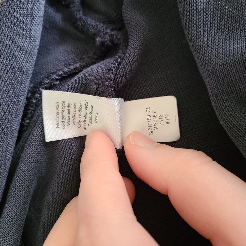 Athleta Front Cross Over Draped Sweater Size Medi - Picture 9 of 11